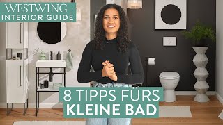 Kleines Badezimmer einrichten  Tipps für Euer Gästebad  How to [upl. by Romelda]