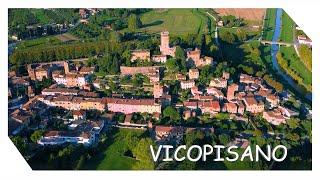 Vicopisano  Borgo medievale  Pisa  4K  Walking and Fly Tour 2024 medieval [upl. by Vincents]