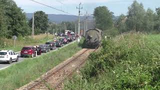 Pociąg retro z dwoma parowozami🚂🚂na zakopiance [upl. by Rimma]