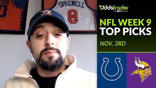 Colts vs Vikings  Week 9 Sunday Night Football Top Picks by Jefe Picks Nov 3rd [upl. by Kirat]