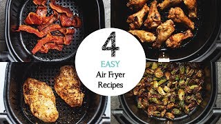 4 EASY Air Fryer Recipes for beginners [upl. by Hajidak]