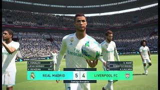 PES 2018 PS3 Real Madrid vs Liverpool [upl. by Buehler]