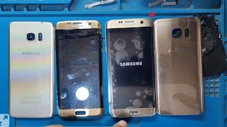 Galaxy S7 Edge Screen Replacement Very Easy Cambio De pantalla [upl. by Lorin]