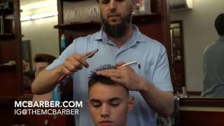 Get the Perfect Short and Spiky Haircut with Master Barber MC Barber [upl. by Corny271]