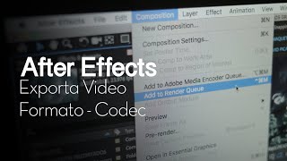 EXPORTA VIDEO EN AFTER EFFECTS [upl. by Sev]