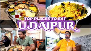 Top 6 food of Udaipur  Udaipur Food Guide with Best Dishes Timings and Cost and Location [upl. by Annaerb]