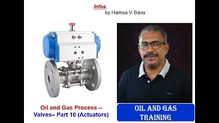 Oil and Gas Process  Valves Part 10 Actuators [upl. by Nonnerb]