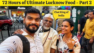 13 Best Street Food in Lucknow  Sharma Ji Ki Chai Bajpayee Kachodi Royal Cafe Basket Chat amp More [upl. by Gonnella]