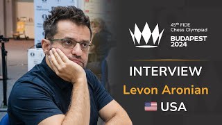 quotI GOT LUCKY AS USUALquot  LEVON ARONIAN TEAM USA [upl. by Baun]