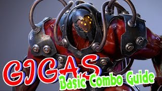 鉄拳7 ギガース基本コンボTekken 7 GIGAS Basic Combo Guide [upl. by Einnok481]