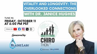 ChiroThon™ 2024  Vitality and Longevity The Overlooked Connections [upl. by Alanah262]