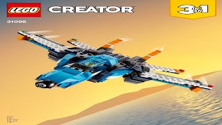 LEGO instructions  Creator  31096  TwinRotor Helicopter Book 2 [upl. by Ruthann]