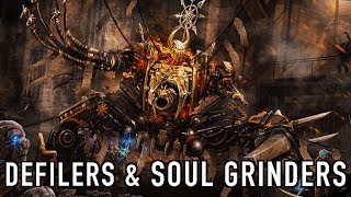 40 Facts amp Lore on Demon Engines Defilers amp Soul Grinders Warhammer 40k [upl. by Paterson]