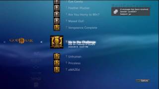 God of War III Trophy Guide General Guide and Quickest Path to the Platinum Trophy Video in HD [upl. by Drice]