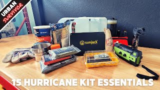 Hurricane Kit Must Haves 🌧️ 15 ESSENTIAL ITEMS for Hurricane Season [upl. by Fleisig473]