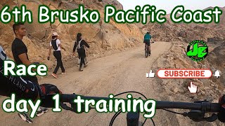 6th Brusko Pacific Coast Epic Race  day 1 training  4K UHD  60 fps   cyclist [upl. by Grey429]