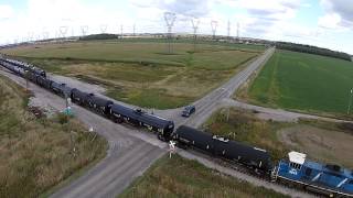 Southern Ontario Railway switching near Hagersville [upl. by Esilana]