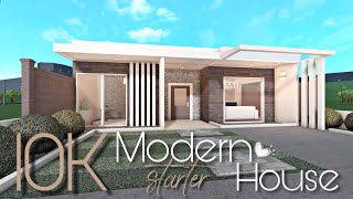 BLOXBURG 10K MODERN STARTER HOUSE  NOGAMEPASS [upl. by Raffo964]