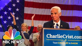 Crist Celebrates Florida Governor Primary Win Calls Out Ron DeSantis [upl. by Windsor936]