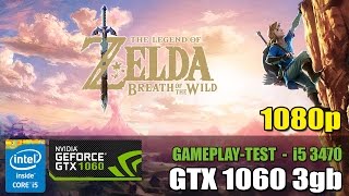 ZELDA breath of the wild  Cemu 174d  GTX 1060 3GB  i5 3470  PC Gameplay HD [upl. by Lugo]