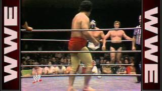 Mil Mascaras shows off his skills in a wild sixman brawl [upl. by Nauqaj803]