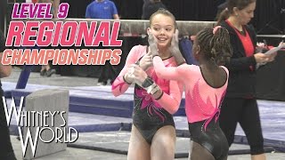 Whitney Bjerken  Level 9 Gymnastics Regional Championships [upl. by Nasya]