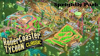 RollerCoaster Tycoon Classic  Sprightly Park [upl. by Assirual583]