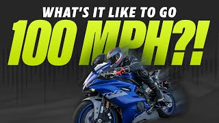 100 MPH on a Motorcycle  HighsideLowside Clip [upl. by Kristina]