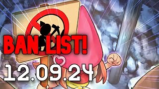 NEW BANLIST Why Did They Bring THESE Back 12th of September 2024 BANLIST masterduel [upl. by Kare525]