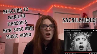 SACRILEGIOUS BY MARILYN MANSON BLIND REACTION [upl. by Jolie]