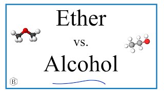 Ether vs Alcohol Key Differences Structures and Examples [upl. by Eatnuahc]