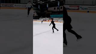 Nácvik trojáků triple salchow krasomilevsko krasobrusleni jump figureskating [upl. by Latreece893]