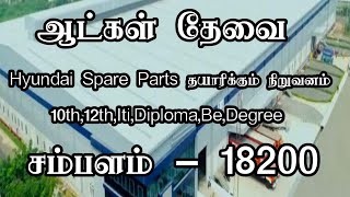 💥 ஆட்கள் தேவைSalary  18200Chennai Job Vacancy 2024 TamilJobs Today OpeningsChennai Jobs [upl. by Ernst620]