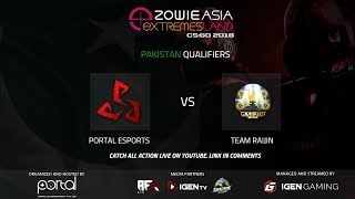 ENG Stream A  Portal Esports Vs Team Raijin  ZOWIE Extremesland Asia 2018  Pakistan Qualifiers [upl. by Ajssatan25]