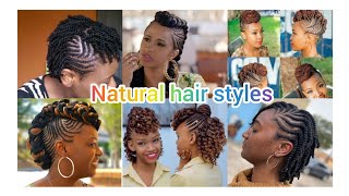 style mpya za kusuka nywele asilinatural hair styles 2022 [upl. by Thenna]