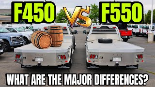 2024 Ford F450 VS F550 Cab amp Chassis Differences Is The 550 Worth The Extra Cost [upl. by Lanta]