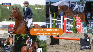 Cavaletti training amp NK Springen 140 met Inspiration🧡 ✰vlog 372✰  Kristy Snepvangers [upl. by Leban]