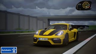 Assetto Corsa  Porsche 718 Cayman GT4 RS Top Speed STRAIGHT PIPE [upl. by Assil]