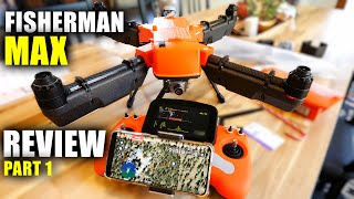 SwellPro FISHERMAN MAX Review  Part 1  Unbox amp Setup  Waterproof Heavy Lifting Dual Payload Drone [upl. by Skipp]