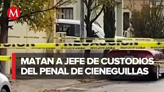 Asesinan a jefe policiaco en Zacatecas fue baleado al salir de su vivienda [upl. by Lenard]