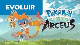 Evoluir Chimchar para Monferno Pokémon Legends Arceus [upl. by Ripp282]