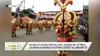 Regional TV News Kalibo AtiAtihan Festival 2024 kasado na [upl. by Lleraj]