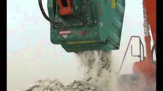 CRB751 CRUSHER BUCKET  CRUSHING ANY KIND OF MATERIAL [upl. by Toolis907]