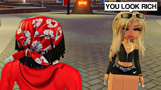 EXPOSING GOLD DIGGER IN ROBLOX SNAPCHAT [upl. by Aizahs]