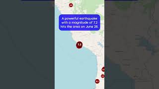 Powerful 72 magnitude earthquake hits southern Peru [upl. by Mala]