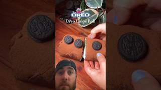 Oreo Crêpe Roll easyrecipe cake shorts  highheatrichie reacts with commentary [upl. by Riti175]