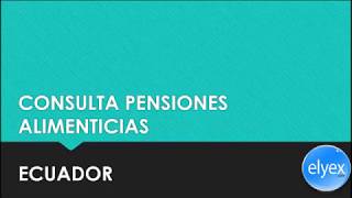 Consulta pensiones alimenticias Ecuador SUPA función judicial consejo de la judicatura [upl. by Yregerg91]