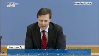 Pulverfass Ukraine  BPK mit Steffen Seibert am 03032014 [upl. by Horatius]