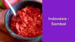 Sambal  Recette Traditionnelle Indonésienne [upl. by Lorenzana]