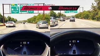 Tesla Versus  Autopilot 10 VS Autopilot 20 Part 2 [upl. by Teage307]